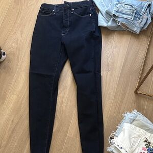 Banana republic dark high rise skinny 27L